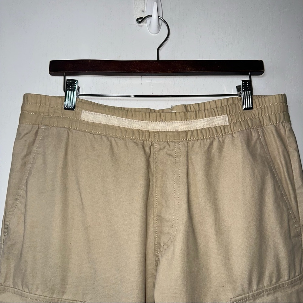 Fear of God Men’s Khaki Elastic Waist Pull On Zip Ankle Joggers- Size Medium - Picture 5 of 12